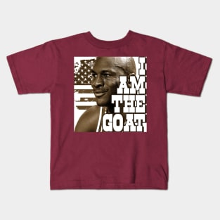 I am the GOAT T Shirt for honor to great Michael Jordan Kids T-Shirt